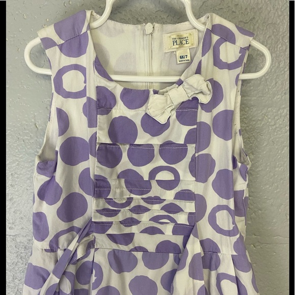 The Children’s Place white & Purple 👗 6X-7 - Picture 4 of 11
